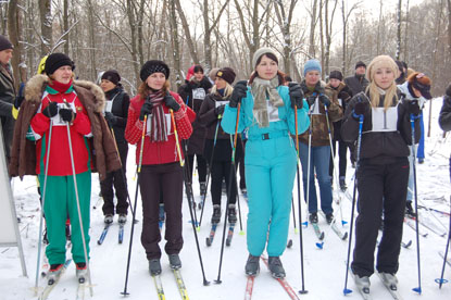 В Гомеле прошел чемпионат УВД по лыжным гонкам